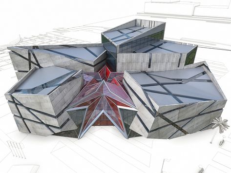 Museum Exterior Design Architecture, Museum Building Design, Modern Museum Design, Modern Museum Architecture, Museum Design Architecture, Museum Site Plan, Art Museum Architecture, Architecture Site Plan, Museum Building