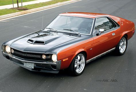 1970 AMC AMX | www.pinterest.com/pin/199354720981210935/ | Steve Ferrante | Flickr Pontiac Gto, Amc Javelin, Old Muscle Cars, Chevelle Ss, American Motors, Sweet Cars, Car Ideas, Hot Rods Cars Muscle, Us Cars