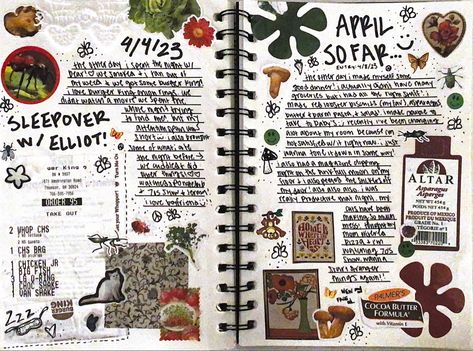 Journaling Ideas Aesthetic Vintage, Journal Format Layout, Journal Layout Aesthetic, Grunge Journal Ideas, Memory Journal Ideas, 2024 Journal Ideas, Tumblr Journal, Journal Intro Page, Chaos Journal