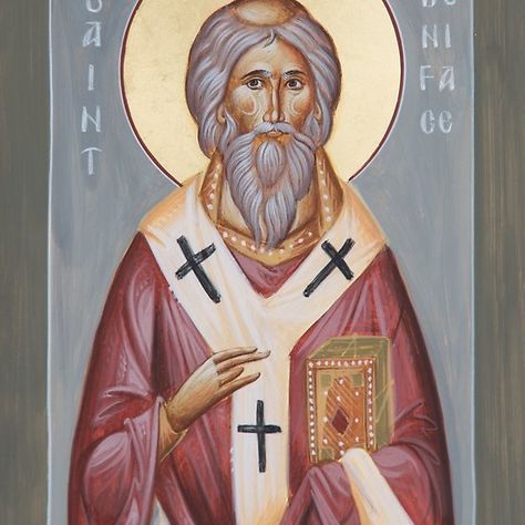 St Boniface, Egg Tempera, Greek Orthodox, Tempera, The Hand, Gold Leaf, Egg, Princess Zelda, Germany