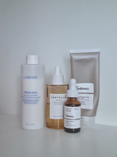 Laneige milk oil cleanser Skin1004 centella asiatica ampoule The ordinary squalane oil The ordinary natural moisturising factors. Products For Dry Sensitive Skin, Ordinary Squalane, The Ordinary Squalane, Squalane Oil, Strawberry Blonde Hair, Dry Sensitive Skin, Oil Cleanser, Strawberry Blonde, Skin Barrier