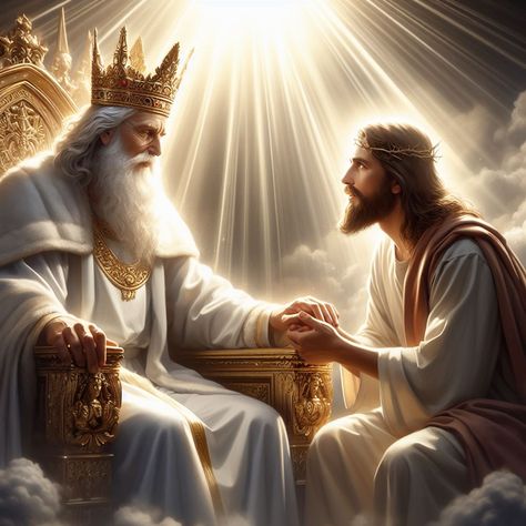 God On The Throne, Christ The King Images, Jesus Love Images, God And Jesus, Our Father Who Art In Heaven, Jesus Christ Quotes, Jesus Artwork, Pictures Of Christ, Jesus Christ Artwork