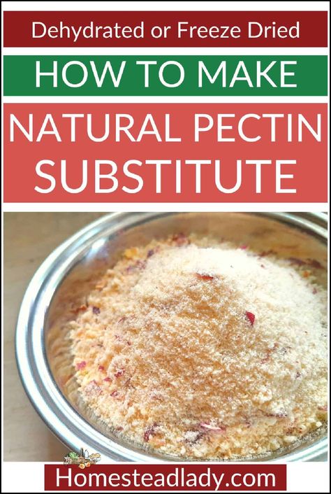 Natural Pectin For Jam, How To Make Preserves, No Pectin Jam Recipes, How To Make Pectin, Pectin Substitute, Diy Pectin, Homemade Pectin, Dehydrate Apples, Pectin Recipes