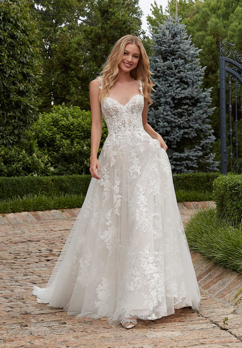 Primula Wedding Dress Wedding Dresses Sweetheart Neckline, Pretty Wedding Dresses, Floral Wedding Dress, Wedding Dresses With Straps, Cute Wedding Dress, Wedding Dresses Corset, Dream Wedding Ideas Dresses, Ivory Wedding Dress, Marriage Ceremony