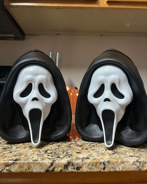 Ghost Face Clay, Ghostface Merch, Scream Merch, Brandon James, Ghostface Scream, Ghost Face, Ghost Faces, Xmas Presents, Clay Sculpture