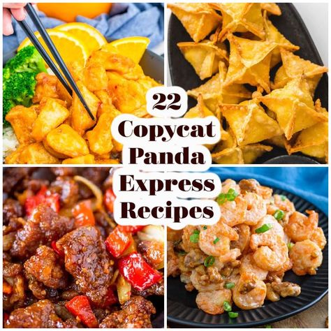 f you love copycat Panda Express recipes as much as my family and I do, then you have come to the right place! I've rounded up their most popular recipes in one place, so you can select a few to make or try them all! I even included a few discontinued recipes because they are too good to be forgotten. From Orange Chicken and Black Pepper Steak, to Fried Rice, Chow Mein and Honey Walnut Shrimp, these recipes will be your go-to Chinese favorites from now on! Black Pepper Steak, Copycat Panda Express, Panda Express Recipes, Honey Walnut, Honey Walnut Shrimp, Chinese Cooking Recipes, Copykat Recipes, Panda Express, Copycat Restaurant Recipes