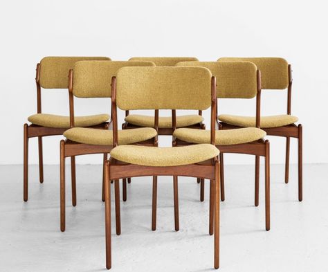 Danish Teak Dining Chairs, Midcentury Modern Chairs Dining, Danish Dining Room, Midcentury Dining Chairs, Chair Reupholster, Midcentury Chair, Danish Design Chair, Mid Century Modern Dining Chairs, Dining Chair Upholstery