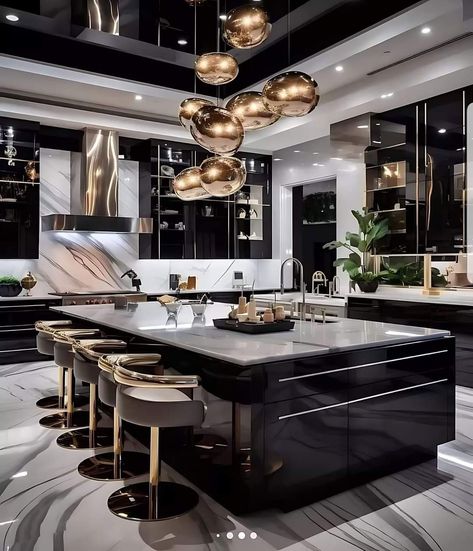 Luxury Houses Kitchen, Mansion Kitchen, Kitchen Design Gallery, Kitchens Luxury, Dream Kitchens Design, Modern Kitchen Design Open Concept, Luxury Kitchen Design, Kitchen Inspiration Design, Luxury Kitchens