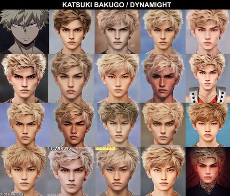 Katsuki Bakugou Artbreeder, Bakugo Artbreeder, Katsuki Bakugou Realistic, Bakugou Artbreeder, Class1a Bnha, Realistic Mha Characters, Bakugo Realistic, Realistic Bakugou, Bnha Artbreeder