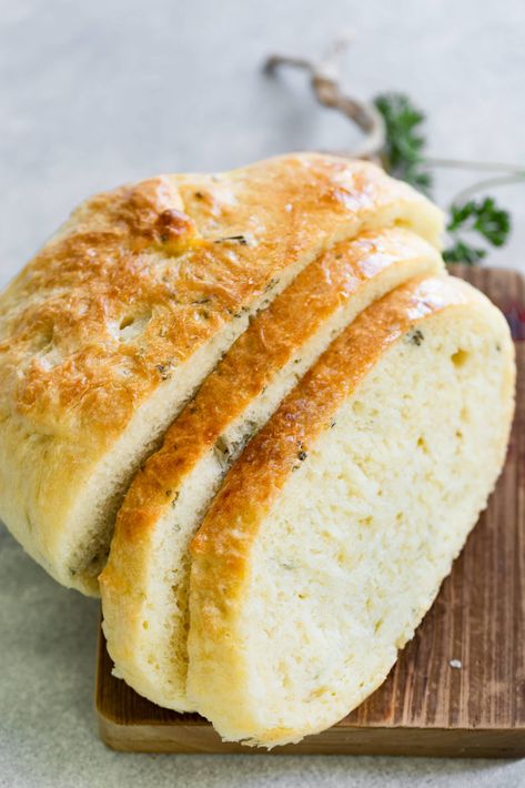 Easy Peasant Bread Recipe- Oh Sweet Basil Yeast Bread, Peasant Bread Recipe, Peasant Bread, Basil Bread, Bread Scoring, Oh Sweet Basil, Yeast Bread Recipes, Knead Bread, Loaf Of Bread