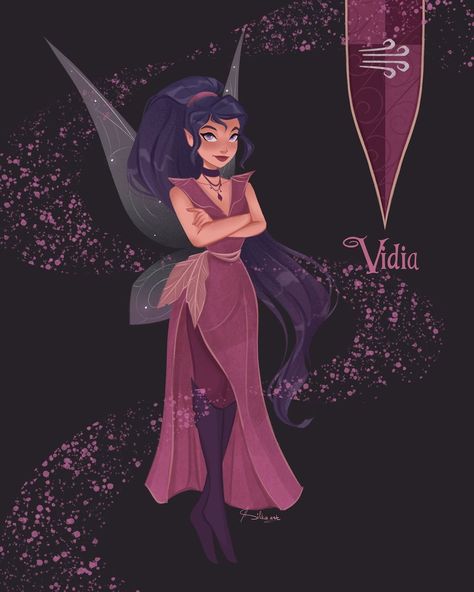 Vidia Fairy Fanart, Aesthetic Disney Costumes, Vidia Tinkerbell Fanart, Disney Fairies Fanart, Fast Flying Fairy, Vidia Costume, Tinkerbell Vidia, Fairy Concept Art, Vidia Tinkerbell