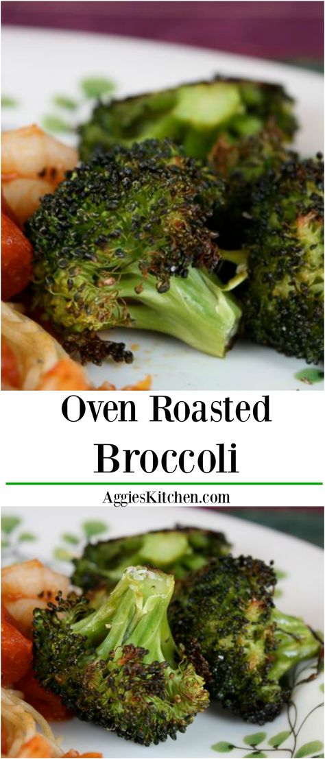 This super simple Roasted Broccoli has been a game changer as far as getting my kids to eat their veggies. I make broccoli this way at least once a week! Baked Broccoli Recipe, Oven Roasted Broccoli, Roasted Broccoli Recipe, Holiday Sides, Broccoli Recipe, Vegan Roast, Garlic Recipes, Roasted Broccoli, Broccoli Recipes