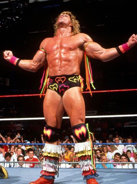 The Ultimate Warrior aka James Hellwig Wwf Diva, The Ultimate Warrior, Famous Wrestlers, Health Game, Wwe Figures, Macho Man Randy Savage, Watch Wrestling, Tna Impact, Lucha Underground