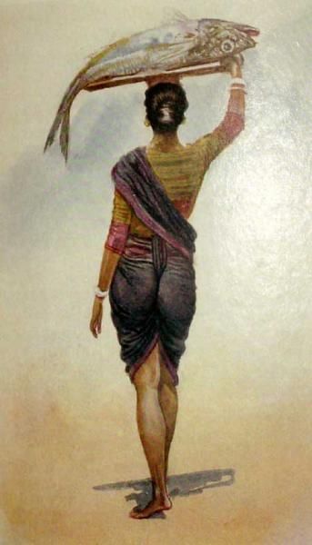 Fisher Woman, Kashta Saree, Indian Women Painting, Indian Art Gallery, Indian Painting, Female Art Painting, Indian Artist, Book Author, Indian Paintings