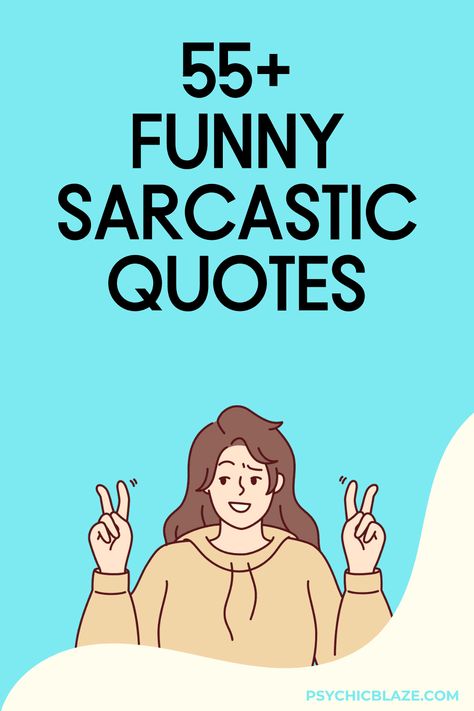 Ever find yourself in need of a witty comeback or a clever remark to lighten the mood? Funny sarcastic quotes can be your go-to arsenal for adding a dash of humor and a pinch of irony to any conversation. These quotes not only entertain but also offer a playful way to express your thoughts and feelings. Dive into our collection of funny sarcastic quotes and discover how they can bring a smile to y Funny Daily Quotes, Funny Encouragement Quotes, Witty Quotes About Life, Clever Quotes Funny, Funny Sarcastic Quotes, Pun Quotes, Sarcastic Words, Quotes To Brighten Your Day, Snarky Quotes