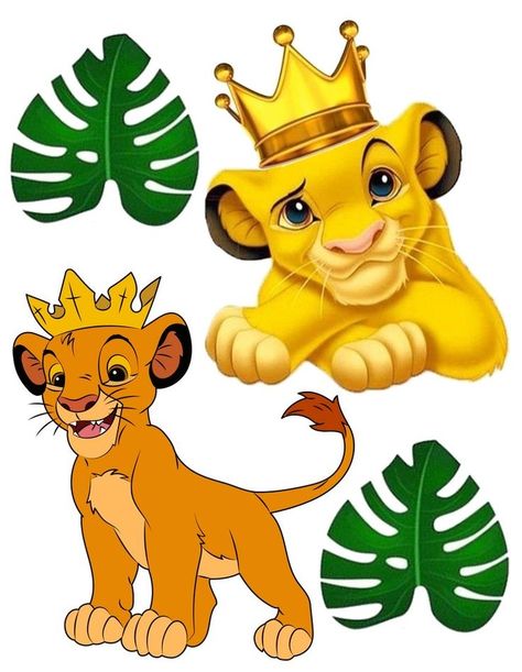 Lion King Decorations, Lion King Cake Topper, Lion King Clipart, Lion King Cupcakes, Lion King Party Decorations, Lion Cake Topper, Lion King Cake, Roi Lion Simba, Lion King Birthday Party Ideas