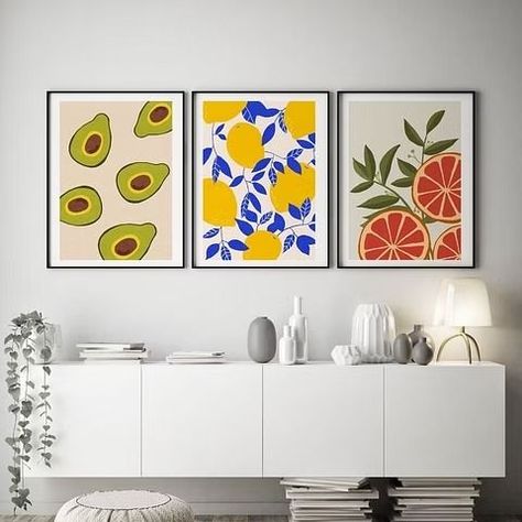 Diy Kitchen Wall Art, Wall Decor Painting Canvases, Kitchen Artwork Painting, Kitchen Artwork Ideas, Chi Tea, Kitchen Paintings, Modern Kitchen Wall Decor, Kitchen Canvas Art, Kitchen Wall Art Printables