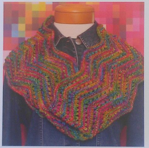 Zig Zag Cowl Knitting pattern by Mountain Colors Yarn