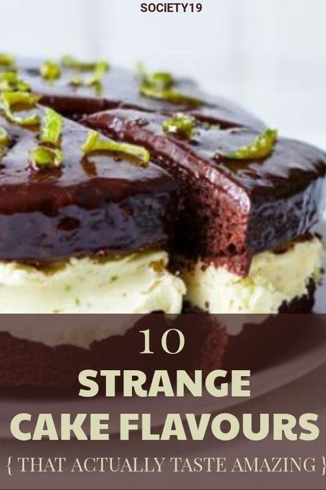 10 Strange Cake Flavours That Actually Taste Amazing - Society19 UK Soft Chocolate Fudge, Whiskey Cake Recipe, Basic Buttercream Recipe, Cake Recipe For Decorating, Trending Desserts, Bunt Cake Recipe, Cake Recipes Uk, Cake Flavours, Birthday Cake Decorating Ideas