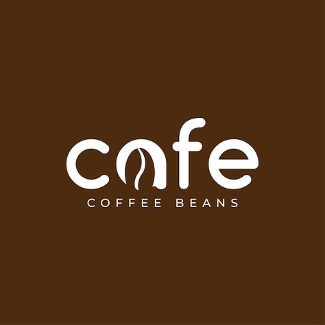 Vector cafe logo typography design for c... | Premium Vector #Freepik #vector Resto Cafe Logo, Cafe Font Design, Cafe Typography Logo, Logo Cafe Design Ideas, Coffee Typography Design, Coffee Logo Design Ideas, Coffee Logo Ideas, Cafe Logo Ideas, Coffee Branding Logo