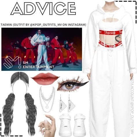 Taemin Outfit Inspired, Kpop Mv Outfits, Solo Outfits Kpop, Idol Inspired Outfits, Solo Kpop Outfits, Kpop Outfits Inspiration Stage, Taemin Outfit, Kpop Idol Outfits Inspired, Taemin Advice