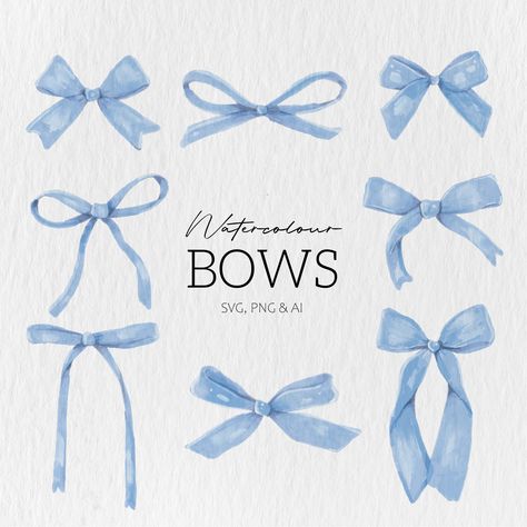 Hair Bow Svg, How To Draw Ribbon, Bow Drawing, Teaching Drawing, Bow Svg, Ribbon Svg, Coquette Bows, Scrapbook Materials, Bow Clips