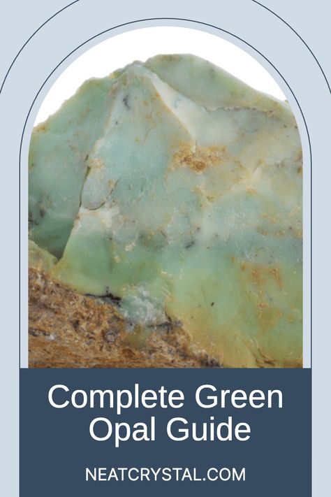 Journey into the depths of Green Opal's symbolism and uncover the profound meanings embedded within this captivating gemstone. Opal Meaning Healing Crystals, Healing Chakras, Opal Meaning, Castille Soap, Crystal Properties, Mean Green, Chemical Formula, Crystal Meanings, Green Opal