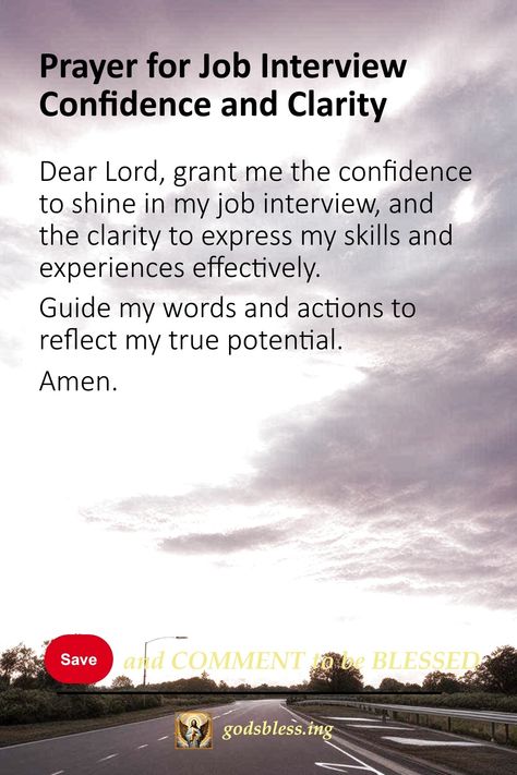 Prayer for Job Interview Confidence and Clarity Prayer For Interview Success, Prayer For Job Interview To Go Well, Prayers For Job Interview, Prayer For Getting A Job, Prayer For Interview To Go Well, Prayer For Interview, Prayer Before Interview, Prayer For Job Offer, Prayers For Job