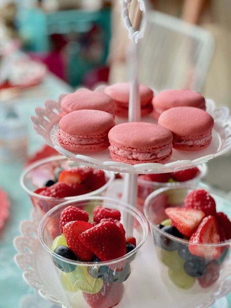 Kara's Party Ideas Spa Birthday Tea Party | Kara's Party Ideas Tea Party Slumber Party, Spa Night Slumber Party, Spa Birthday Party Snacks, Spa Birthday Food Ideas, 6th Birthday Spa Party Ideas, Pink Spa Party, 5th Birthday Spa Party, Spa Brunch Party, Princess Pamper Party