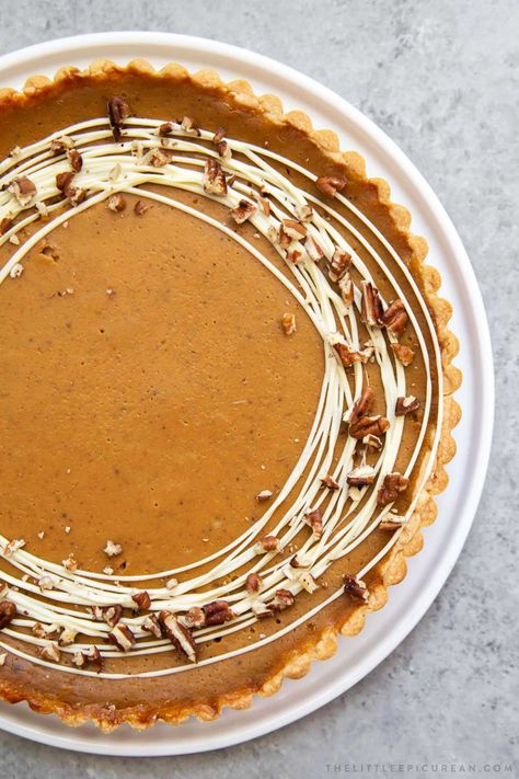 Easy Pumpkin Tart - The Little Epicurean Pumpkin Tart, Healthy Pumpkin Dessert, Dessert Thanksgiving, Pumpkin Filling, Pumpkin Tarts, Pumpkin Pie Spice Mix, Tart Dough, Sugar Dough, Best Pumpkin Pie