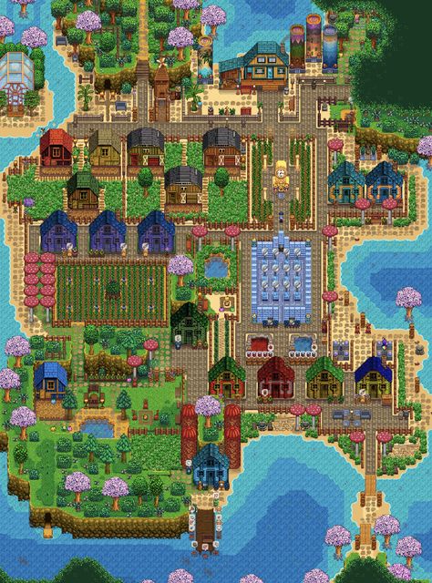 Stardew Valley Ocean Farm Layout, Stardew Valley Ocean Farm, Beach Farm Stardew Valley Ideas, Beach Farm Layout, Stardew Beach Farm Ideas, Stardew Valley Farm Layout Beach Aesthetic, Beach Stardew Valley Layout, Beach Stardew Valley, Stardew Valley Beach Farm Design