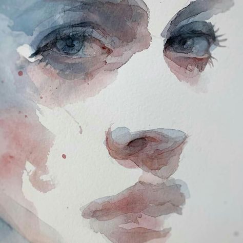 Agnes Cecile Watercolor, Agnes Cecile Art, Muscle Study, Watercolor Faces, People Watercolor, Watercolor Studio, Agnes Cecile, Abstract People, Watercolor Face