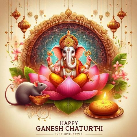 https://www.freepik.com/premium-ai-image/happy-ganesh-chaturthi-post-design_258002302.htm#from_view=detail_alsolike Ganesh Chaturthi Instagram Post, Ganesha Chaturthi Wishes, Happy Ganesh Chaturthi Images Hd, Ganesh Wishes, Katyani Devi, Festivals Illustration, Ganesh Chaturthi Post, Devi Mantra, Ganesh Chaturthi Greetings