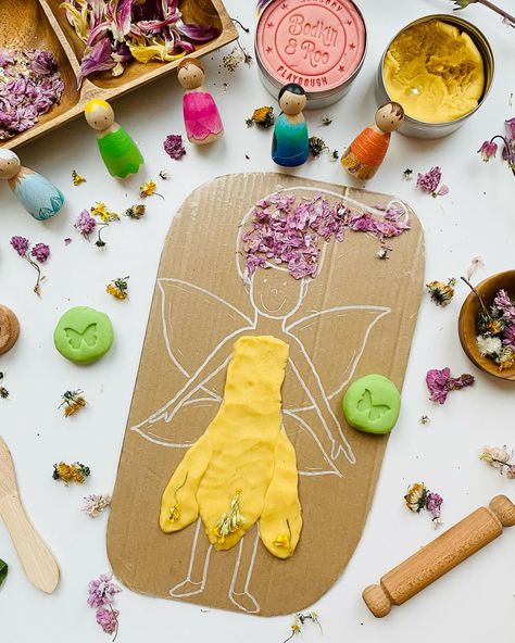 Fairy Playdough, Play Dough Invitation, Diy Playdough, Fine Motor Activities For Kids, Playdough Activities, Sensory Crafts, Spring Crafts For Kids, Fairy Friends, Easy Activities