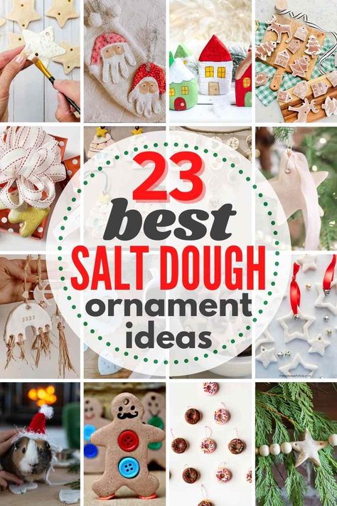 Dough Ornament Ideas, Salt Dough Ornament Ideas, Dough Decorations, Salt Dough Christmas Decorations, Diy Salt Dough, Salt Dough Decorations, Salt Dough Ornament, Dough Crafts, Salt Dough Christmas Ornaments