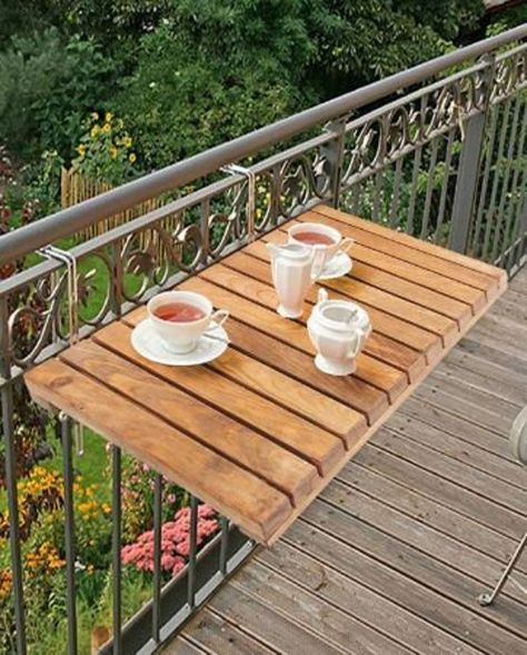 Folding Balcony, Klein Balkon Decor, Balcon Mic, Condo Balcony, Balcony Table, Balkon Decor, Tiny Balcony, Balcony Bar, Small Balcony Design