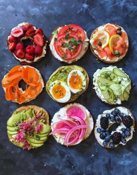 Creative And Delicious Bagel Breakfast Ideas | momooze.com Healthy Food Instagram, Breakfast Bagel, Healthy Instant Pot Recipes, Quick Healthy Meals, Quick Healthy, Easy Healthy Dinners, Instagram Food, Good Healthy Recipes, Healthy Nutrition