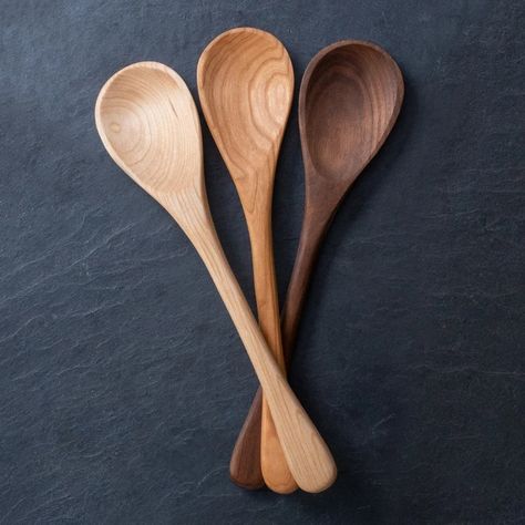 Handmade Wooden Spoons 12 Cooking Spoon, Hand Carved, Made in the USA With Pennsylvania Black Cherry, Maple, and Walnut Wood - Etsy Denmark Handmade Wooden Spoons, Cooking Spoon, Wooden Utensils, Amish Country, Wood Spoon, Black Cherry, Wooden Spoons, Cooking Utensils, Walnut Wood