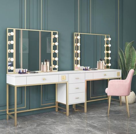 Make Up Studio Interior, Makeup Room Design, Makeup Studio Decor, Room Ideas For Men Bedroom, Make Up Studio, Salon Suites Decor, Makeup Station, Store Design Boutique, Beauty Room Decor