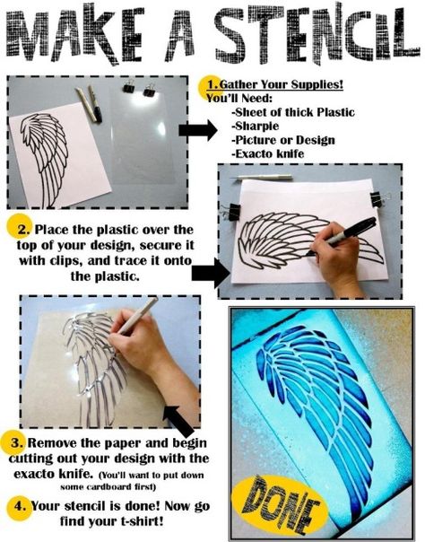 1000+ images about Homeschool Art - Printmaking on Pinterest ... Make A Stencil, Diy Stamps, Spray Paint Stencils, How To Make Stencils, Spray Paint Art, Library Programs, Stencil Patterns, Library Displays, Program Ideas