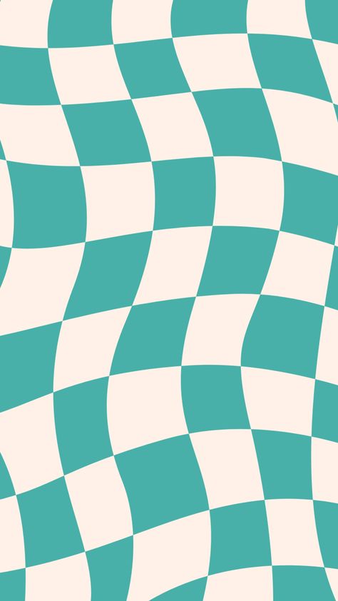 Teal Checkered Wallpaper, Checkers Wallpaper, Turquoise Aesthetic, Checker Wallpaper, Iphone Wallpaper Music, Jelly Wallpaper, Cute Home Screens, Cute Summer Wallpapers, Cocoppa Wallpaper