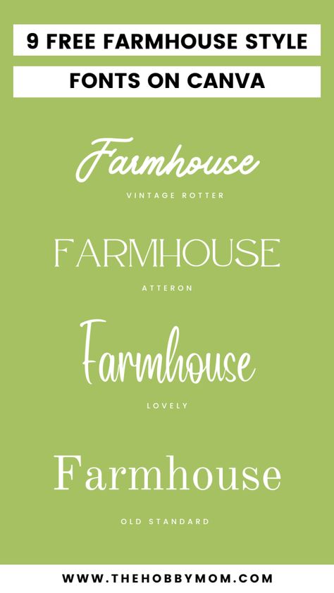 Free Farmhouse Fonts, Branding Mood Board Inspiration, Farmhouse Fonts, Farmhouse Font, Halloween Fonts, Modern Farmhouse Design, Board Inspiration, Christmas Fonts, Instagram Graphic