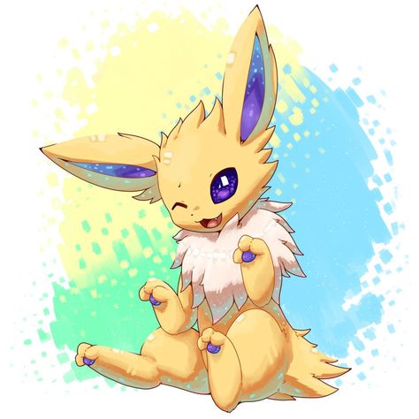 Jolteon Wallpaper, Jolteon Fanart, Jolteon Art, Eeveelutions Fanart, Pokemon Jolteon, Eevee Cute, Kartu Pokemon, Pokemon Eevee Evolutions, Pokemon Fusion Art