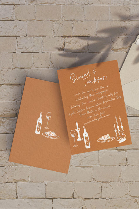 POPOLO wedding set offers a rustic yet modern take on a hand sketched invitation. Its name reflects its Italian style and the sketches encapsulate the Italian way of life. Your choice of white or black illustrations and infinite background colour choices can create a look that reflects your tuscan farmhouse wedding or more refined contemporary coastal event. This invite is easily edited by yourself, with clear instructions provided on purchase. Coastal Farmhouse Wedding, Italian Wedding Invite, Italian Theme Wedding, Italian Invitation, Wedding Invitation Unique, Tuscan Farmhouse, Invitation Unique, Italian Theme, Rustic Italian