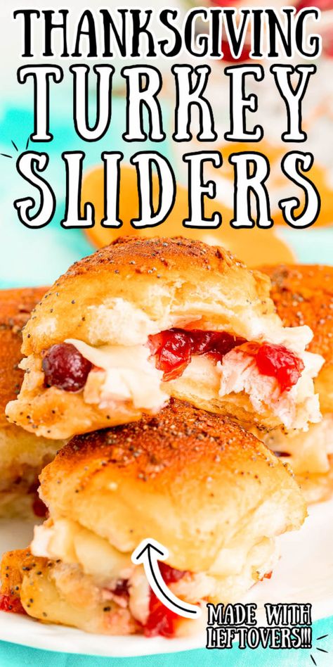 Thanksgiving Turkey Sliders, Thanksgiving Sliders, Hawaiian Roll Sandwiches, Sliders Recipes Hawaiian Rolls, Hoagie Sandwiches, Thanksgiving Sandwich, Sliders Recipes, Dressing Recipes Thanksgiving, Hawaiian Roll Sliders