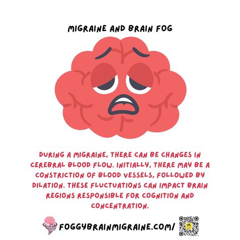 💡 Blood Flow Matters! 💡 Migraines cause dramatic shifts in blood flow to our brains, starting with constriction and followed by dilation. These shifts can disrupt areas that manage our concentration and clarity. 🚦🧠 #BloodFlow #BrainHealth #MigraineFacts Aura Migraine, Complex Migraine, Migraine Humor, Chronic Migraines, Migraine Relief, Brain Fog, Blood Vessels, Brain Health, Blood Flow