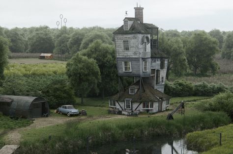 The Burrow Harry Potter, Harry Potter Weasley, Fred And George, Harry Potter Movie, The Burrow, Hogwarts Aesthetic, George Weasley, Ginny Weasley, Harry Potter Series