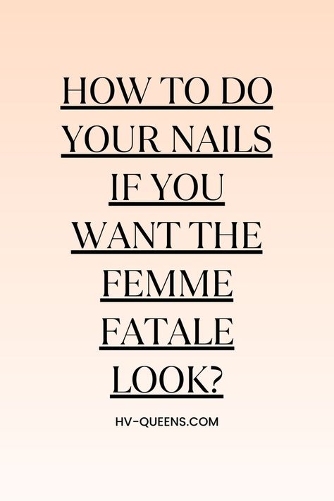 In the realm of beauty and elegance, nothing quite makes a statement like Femme Fatale nails. With their blend of mystery and charm, they are the perfect accessory for the modern woman seeking to express her strength and femininity. Let's embark on a journey to master this mesmerizing nail art style. Modern Woman, Art Style, You Nailed It, The Modern, Acrylic Nails, Nail Art, Let It Be, Nails, Art