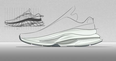 Shoes Concept Design, Sneakers Concept Design, Sketch Shoes Design, Carbon Plate Running Shoes, Sneaker Sketch Design, Footwear Sketches Design, Outsole Design Sketch, Shoe Design Sketches Sneakers, Shoes Design Sketches