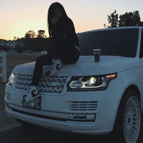 Kylie Jenner Car, Car Poses, Aesthetic Men, Range Rover, Kylie Jenner, Range, Photography, Instagram